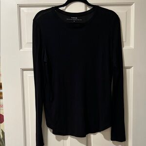 Vince Pima Cotton Long Sleeve Tee